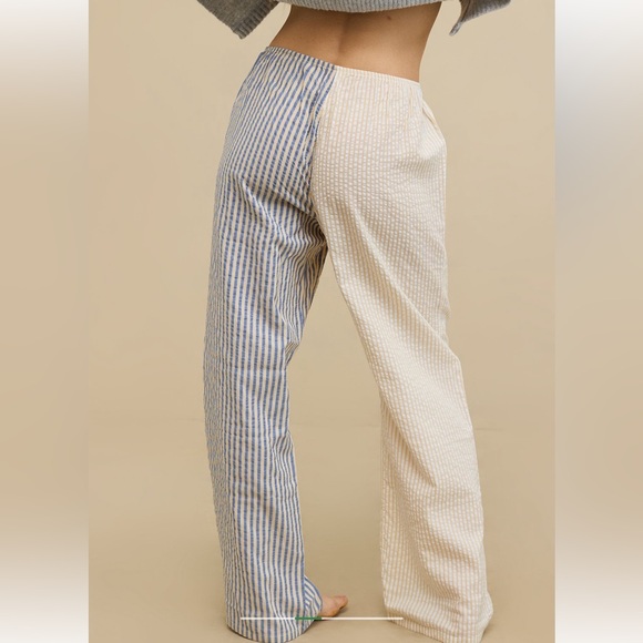 aerie Off-Duty Seersucker Skater Pajama Pants - Picture 4 of 9